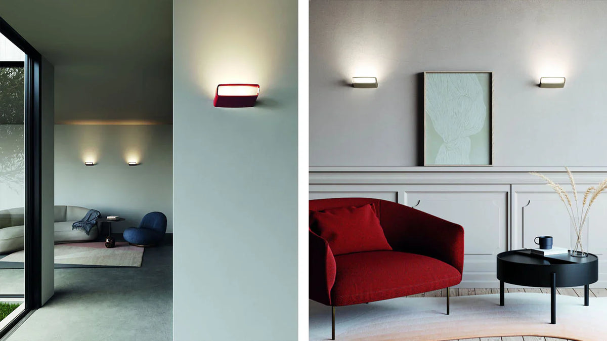 interior lighting in a home collage