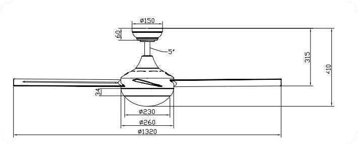 3A Finch DC Ceiling Fans
