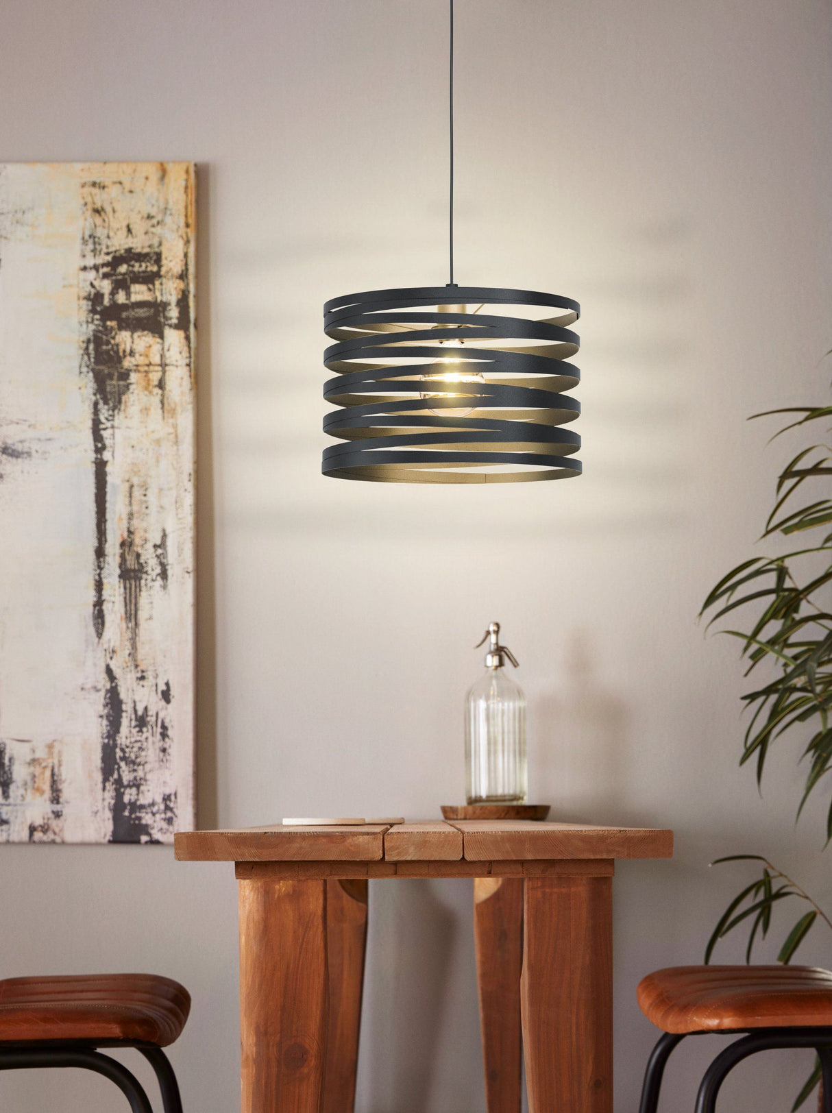 Eglo Lighting Cremella 40W E27 370Mm Pendant Light
