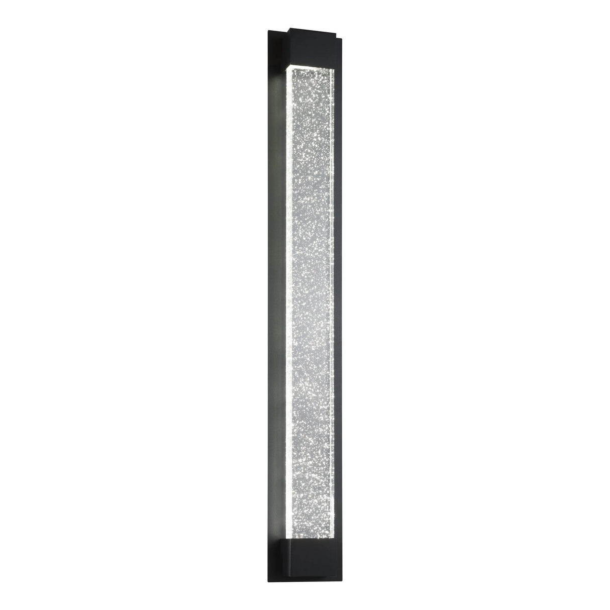 Black Eglo VILLAGRAZIA 2 900mm exterior LED wall light on building facade