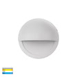 Round gray step light fixture Tri‑colour LED step light showing 4000K to 5500K daylight tones