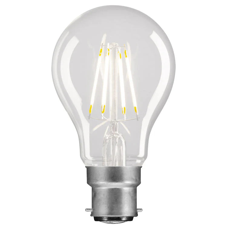 Mercator Classic B22 LED Globe Light Bulb on a white background