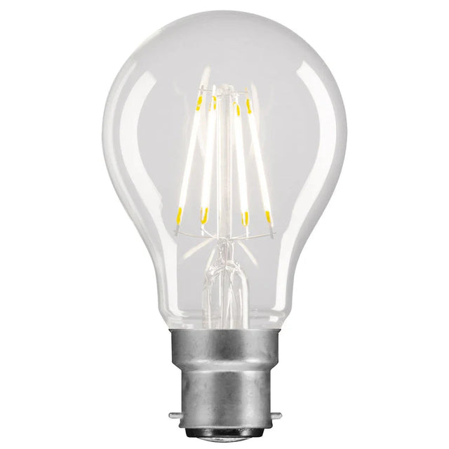 Mercator Classic B22 LED Globe Light Bulb on a white background