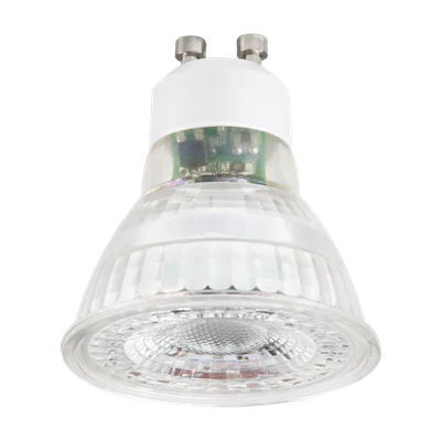 Domus GU10 6W Glass LED Dimmable Lamp 240V on a white background