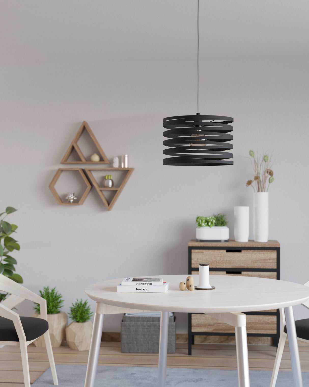 Eglo Lighting Cremella 40W E27 370Mm Pendant Light
