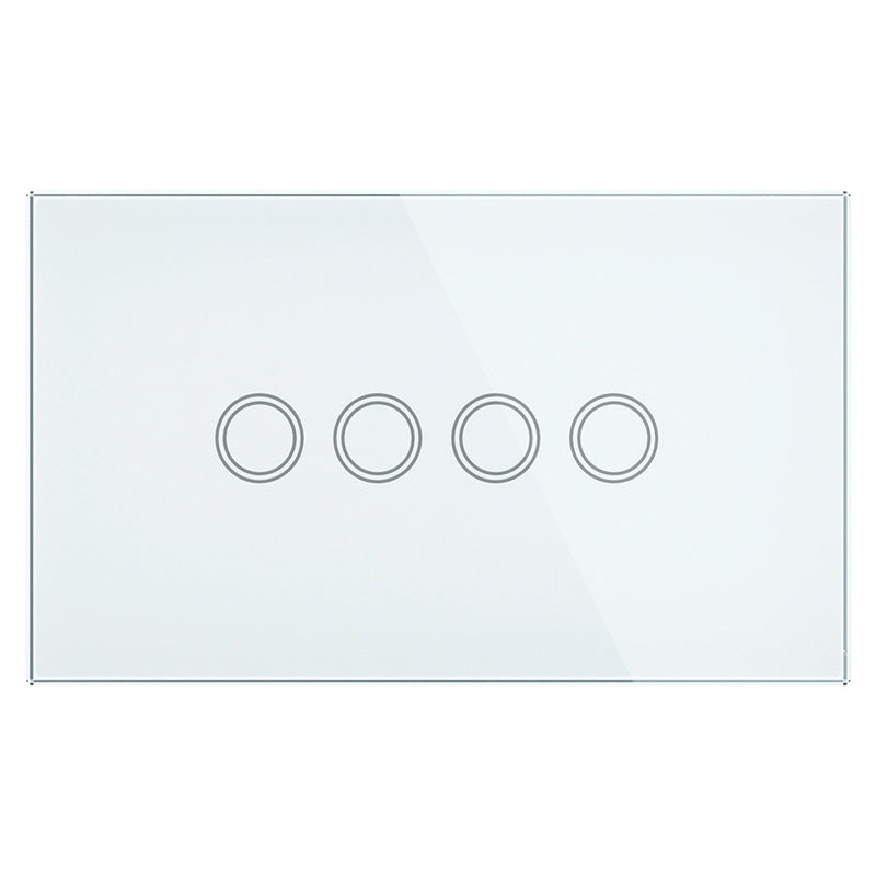 Brilliant White Elite Glass Wall Switch