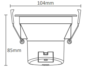 3A 10W Smd Deep Recess Downlight DL1016