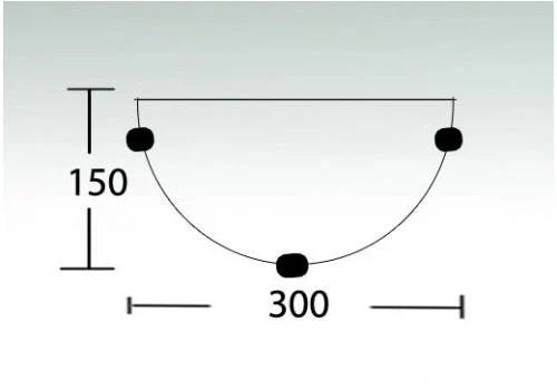 3A 30cm Alabaster Wall Bracket E27 AC1001/WB