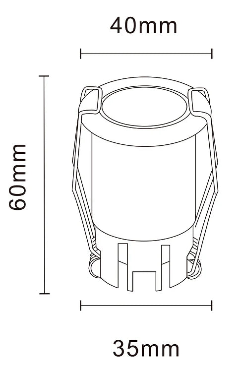 3A 3W MIni Spot Light DL23 3000K