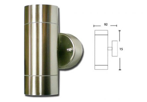 3A Roud Up/Down Wall Pillar Light 146 C+C