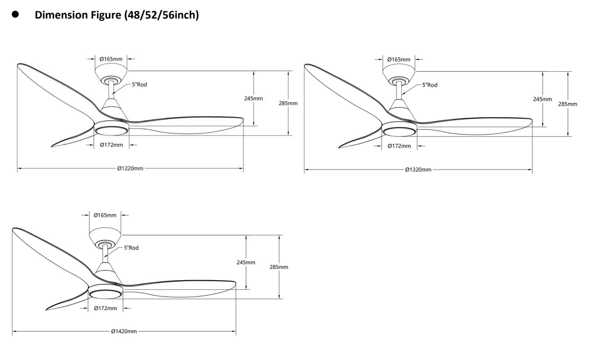3A Etesian DC Ceiling Fan
