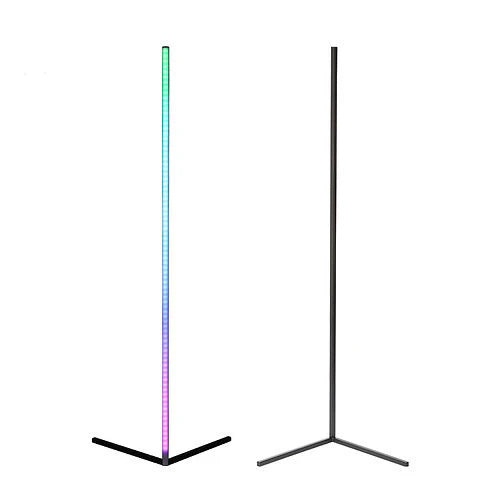 3A Led RGBW Corner Floor Lamp with Remote Warm White and Colours