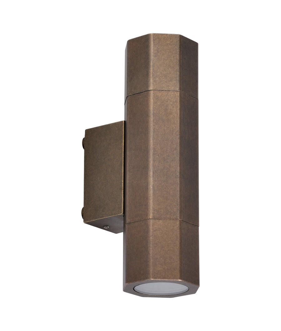 CLA Octo GU10 Exterior Octagonal Up/Down Pillar Lights IP65
