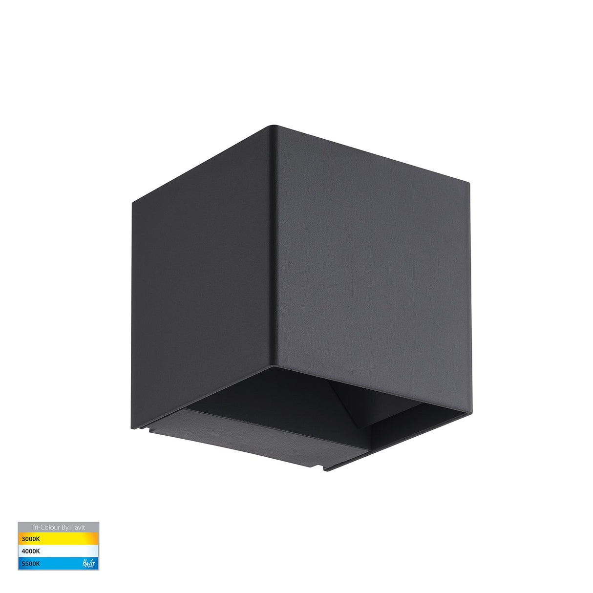 Havit HV3611T-WHT Celes Polycarbonate White Square Up & Down Wall Light | Zy Lighting