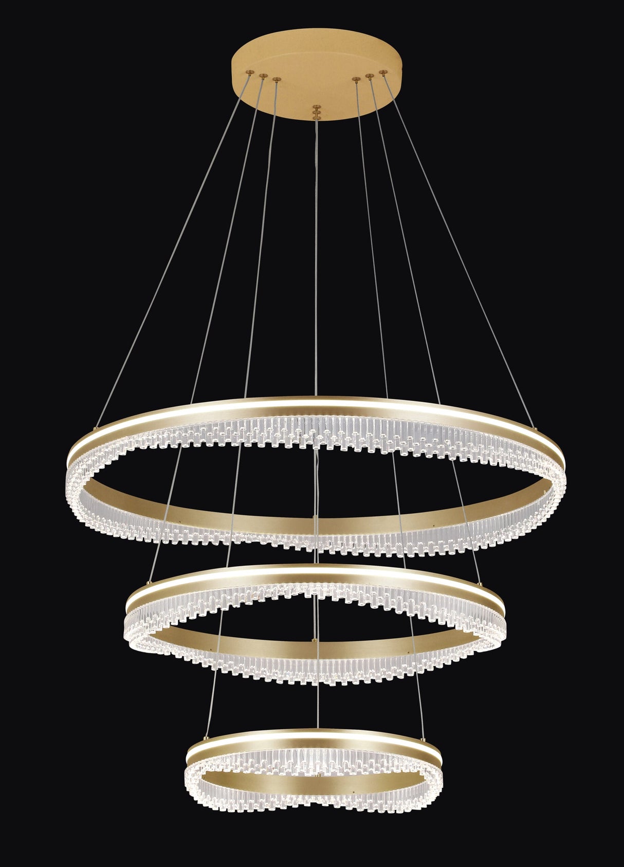 PHL6201-3 3 Ring Glacier Pendant