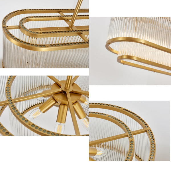 V&M Cremona Long Pendant Chandelier Light
