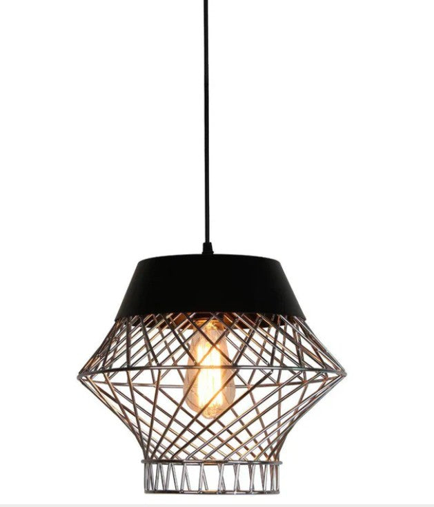 V&M BALI Wire Metal Small 1 Light Pendant