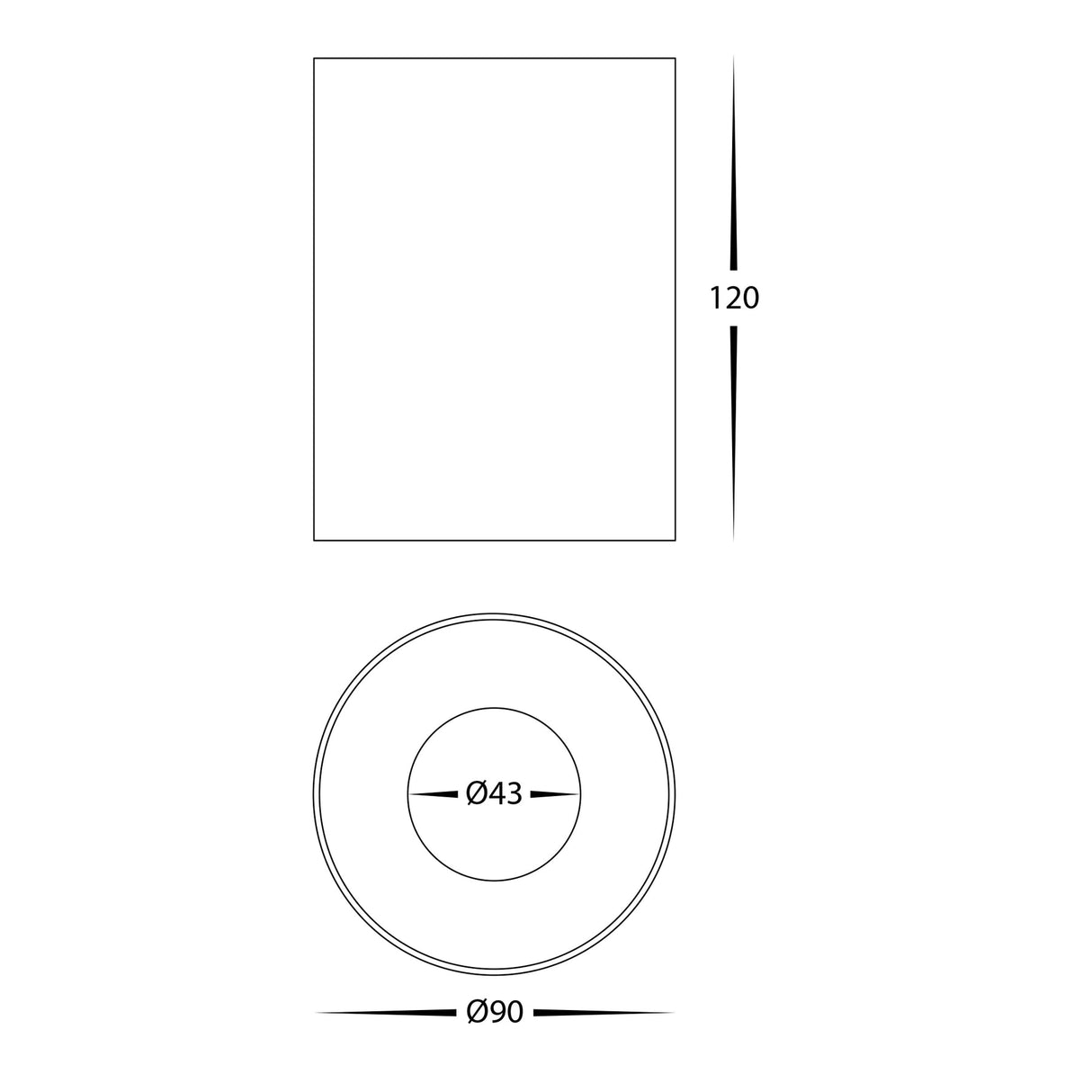Havit HV5841S-BR | HV5841S-BR-12V Nella Brass 7w Surface Mounted LED Downlight