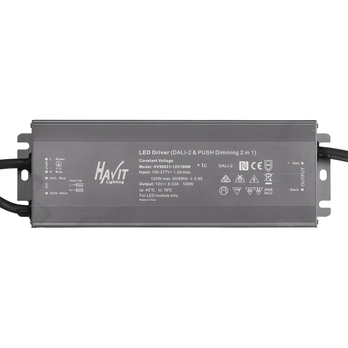 Havit 100W Dali 2 + Push Dim Dimmable LED Driver HV96631