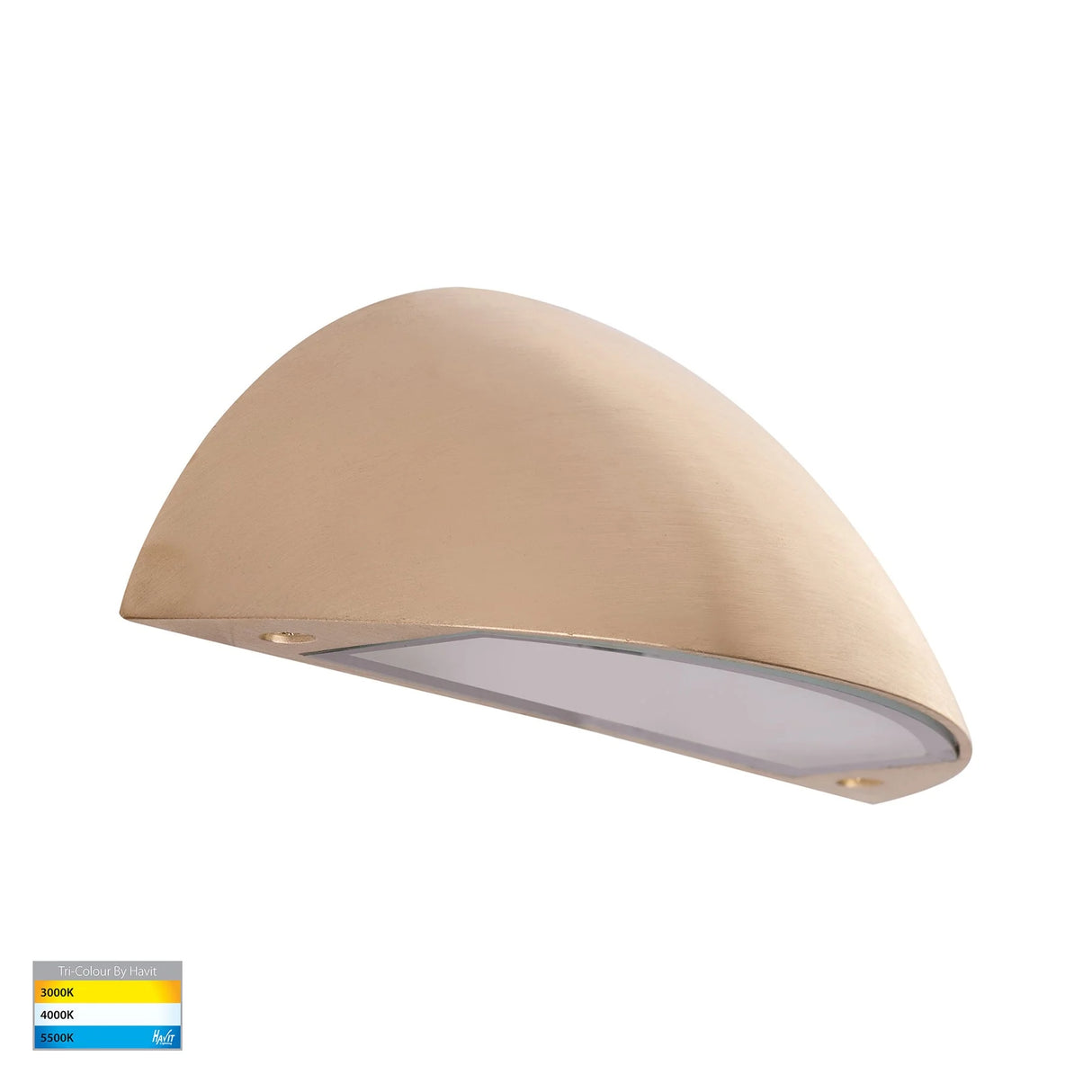 Havit Curva Solid Brass LED Step Light HV3253T-BR-12V