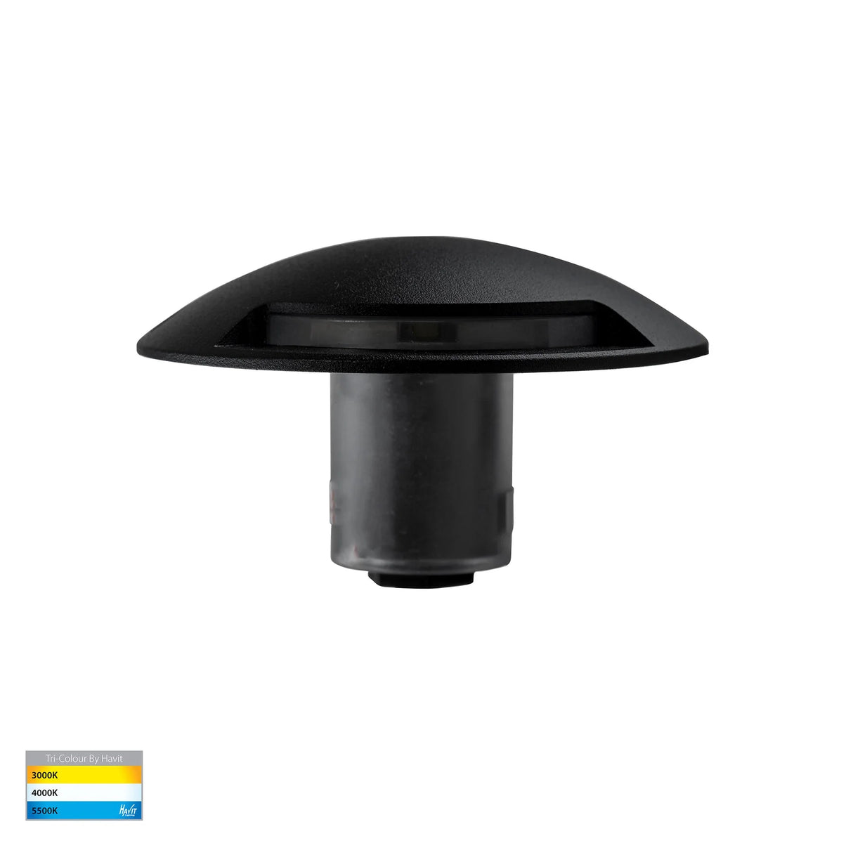 Havit HV2871T-BLK-12V Dome Black Aluminium One Way LED Deck Lights