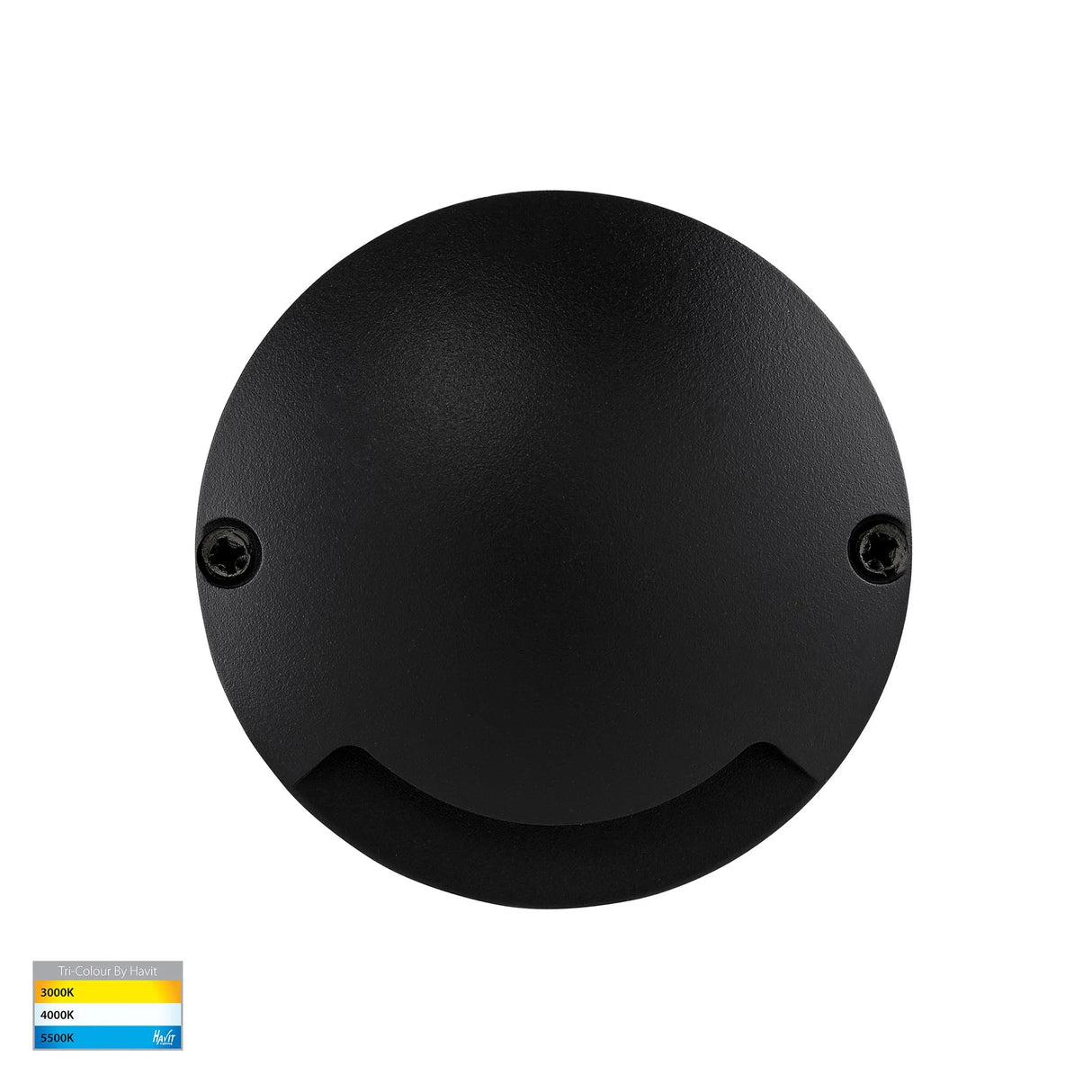 Havit HV2871T-BLK-12V Dome Black Aluminium One Way LED Deck Lights