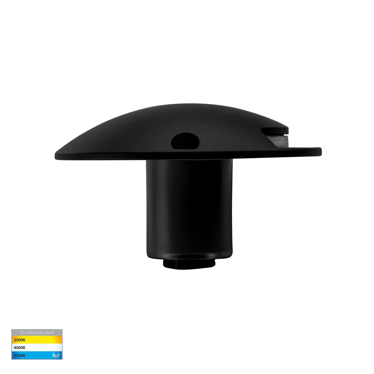 Havit HV2871T-BLK-12V Dome Black Aluminium One Way LED Deck Lights