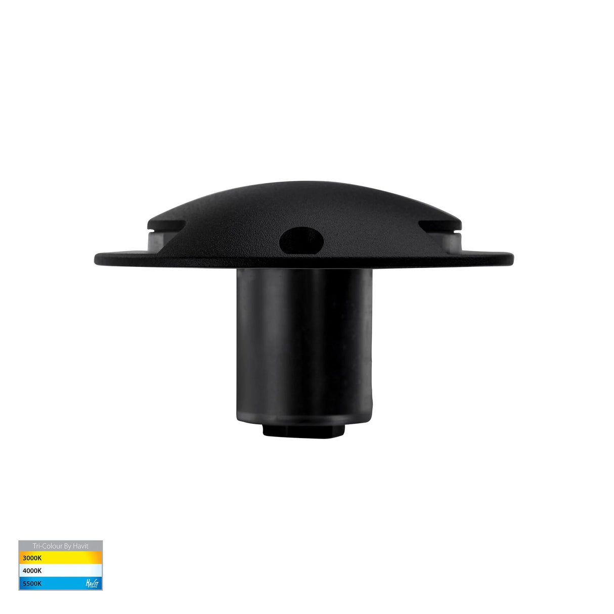 Havit HV2872T-BLK-12V Dome Black Aluminium Two Way LED Deck Lights