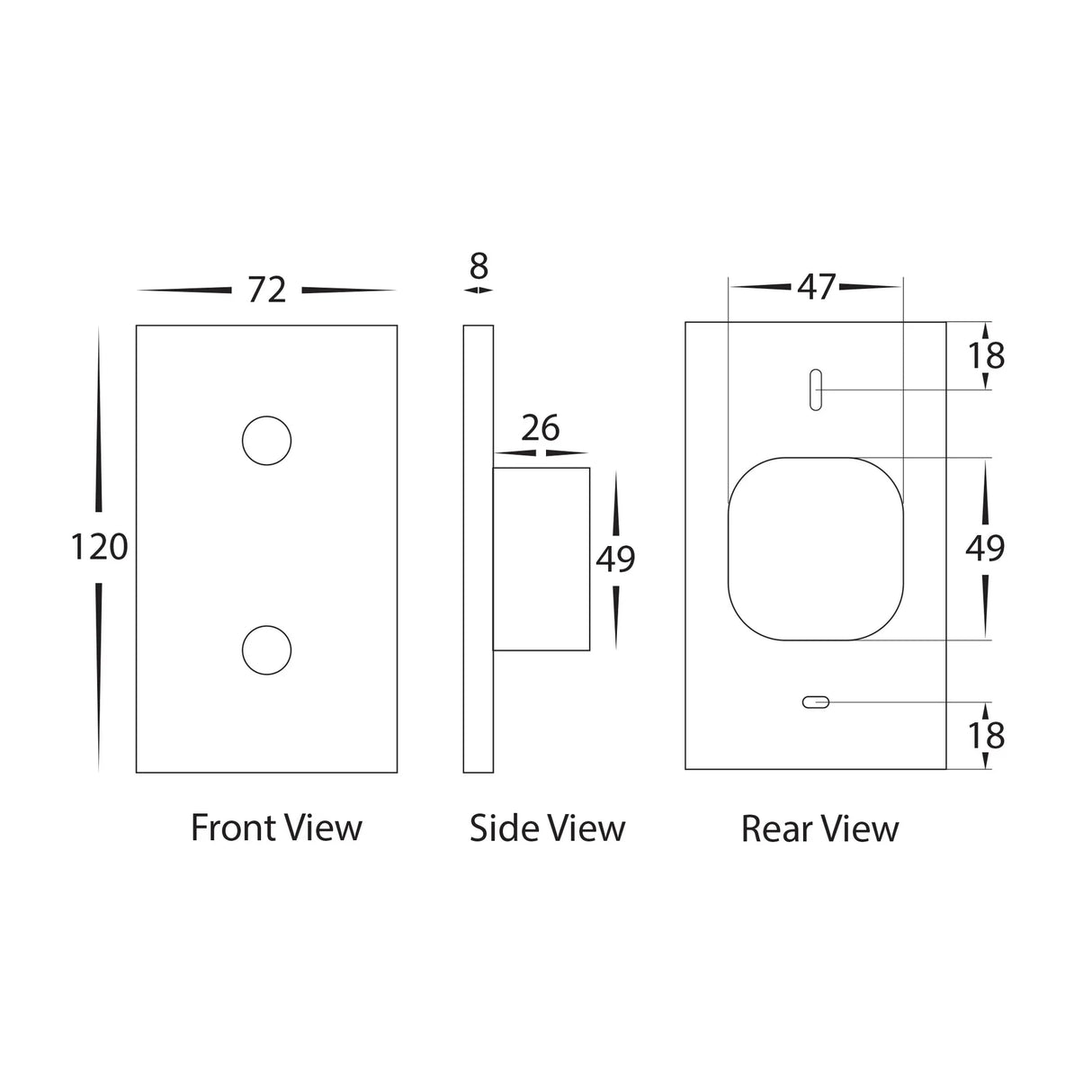 Havit HV9110-2 Wifi Two Gang White Wall Switch