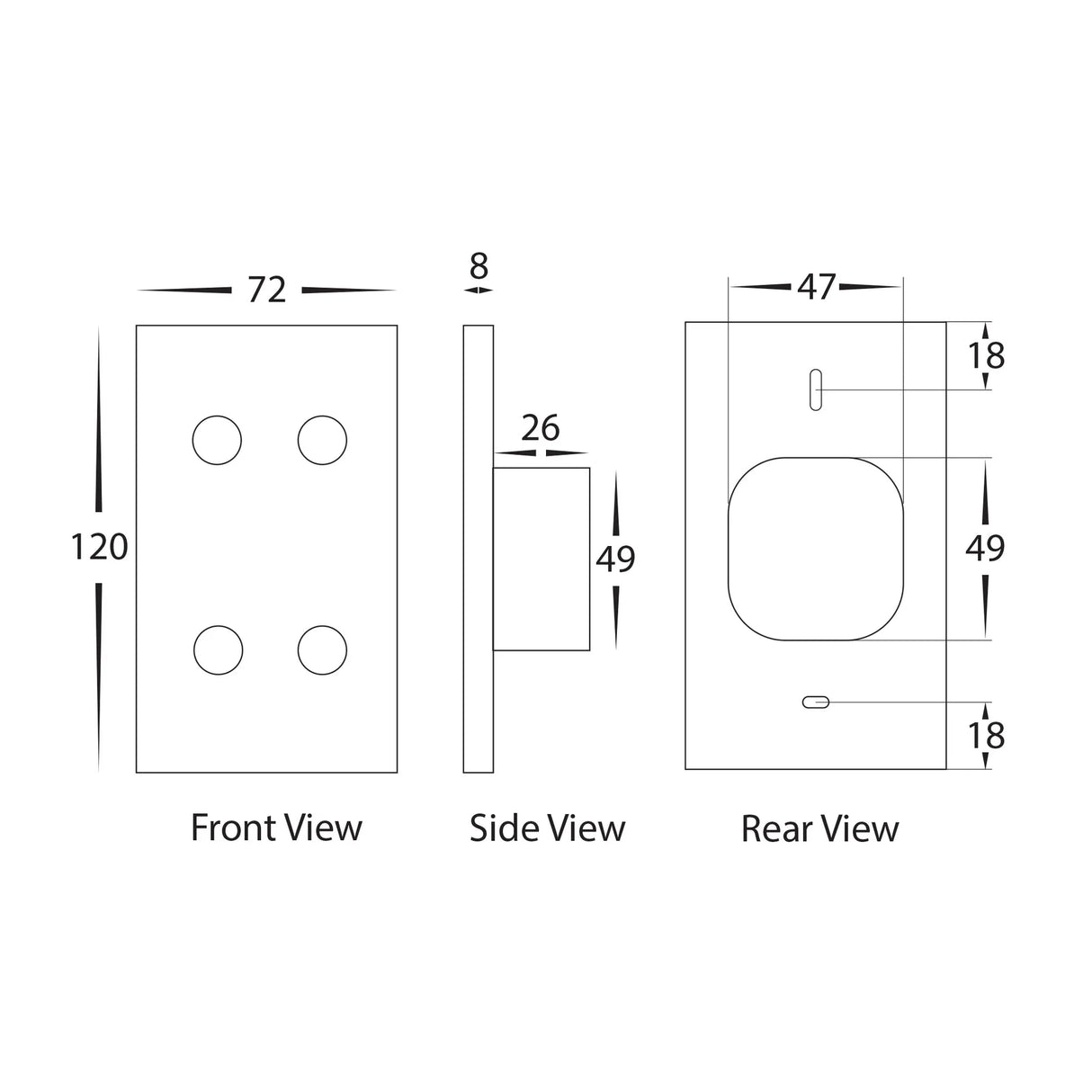 Havit HV9110-4 Wifi Four Gang White Wall Switch