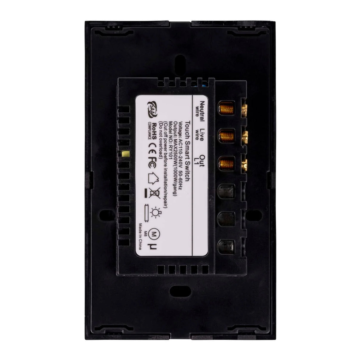 Havit HV9210-1 - Wifi Single Gang Black Wall Switch