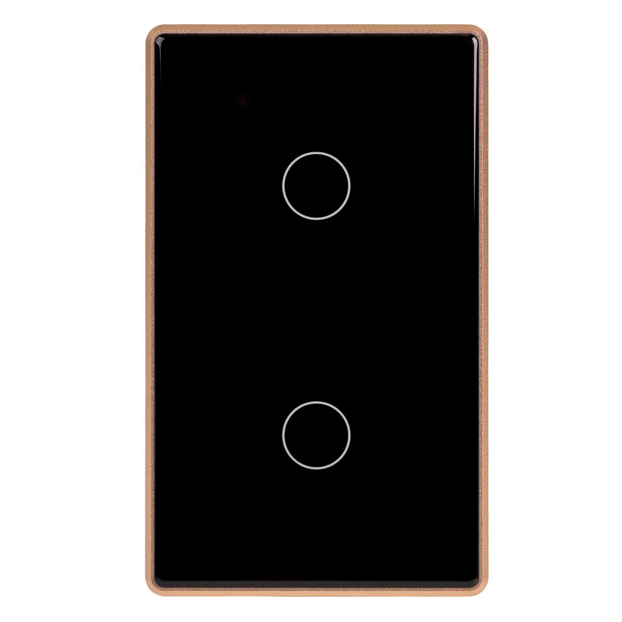 Havit HV9220-2 Wifi 2 Gang Black with Gold Trim Wall Switch