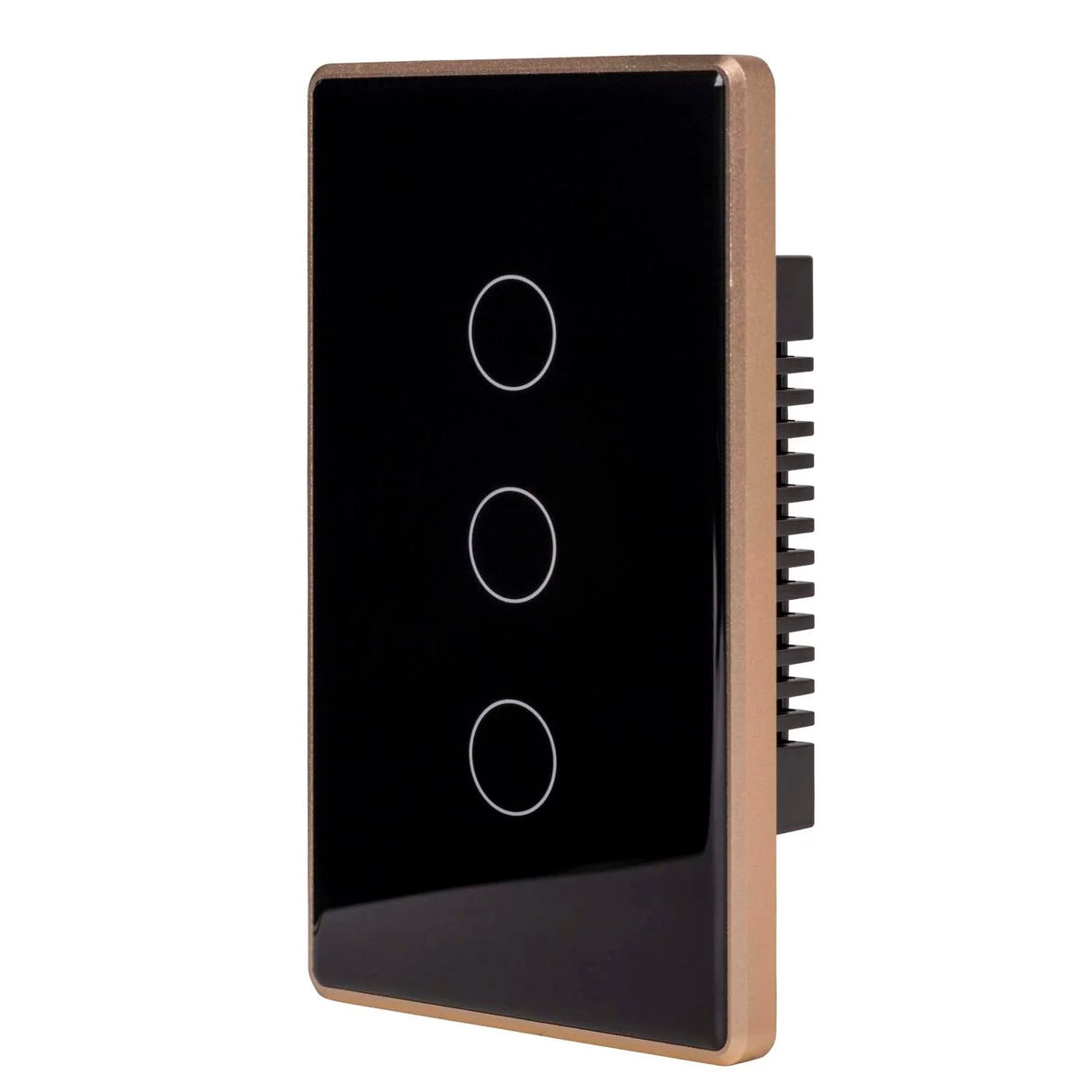 Havit HV9220-3 Wifi 3 Gang Black with Gold Trim Wall Switch