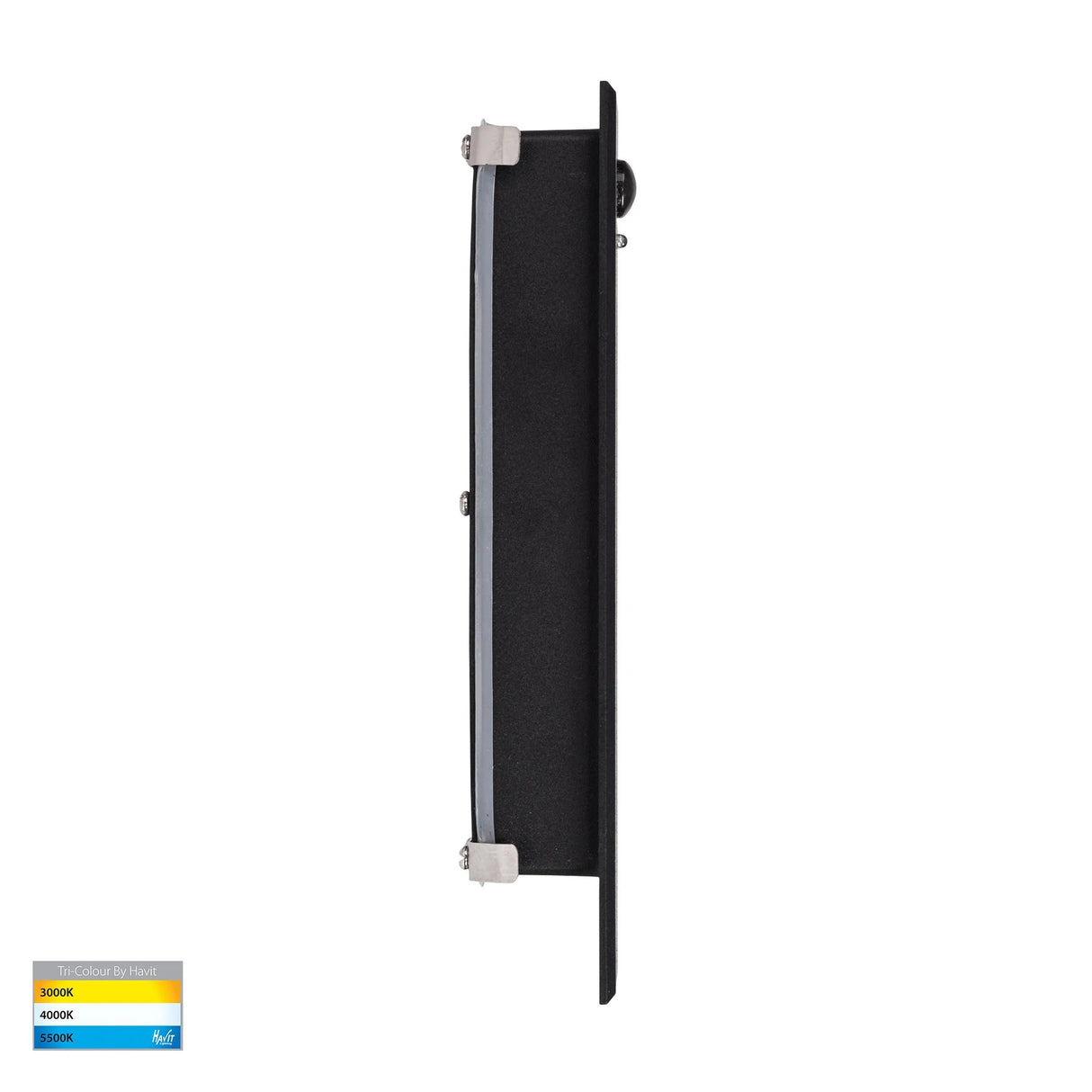 Havit Paso Black Recessed LED Step Light With Sensor HV3106T-BLK-240V-PIR