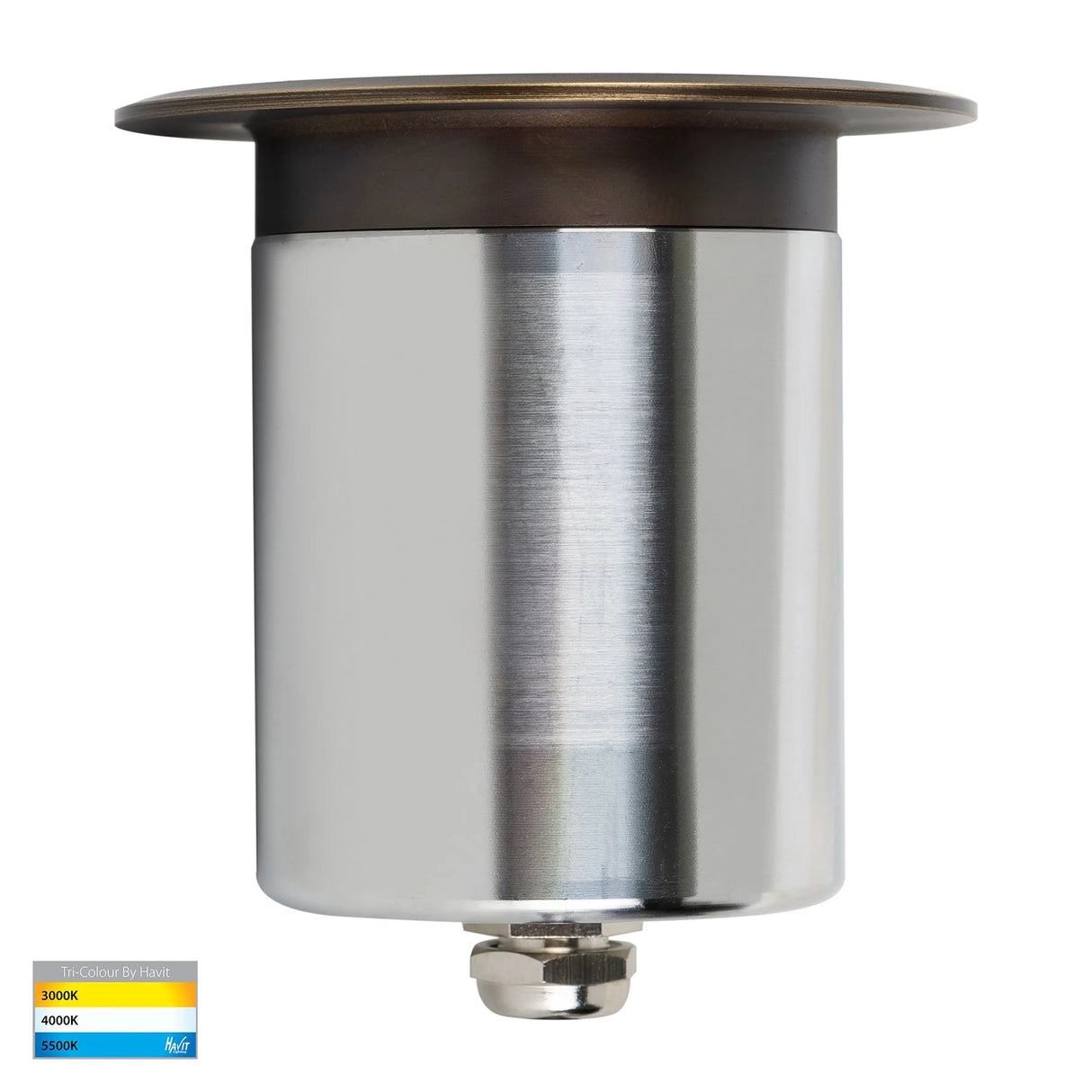 Havit HV19022T-AB Ollo Antique Brass TRI Colour LED Wall or Inground Light