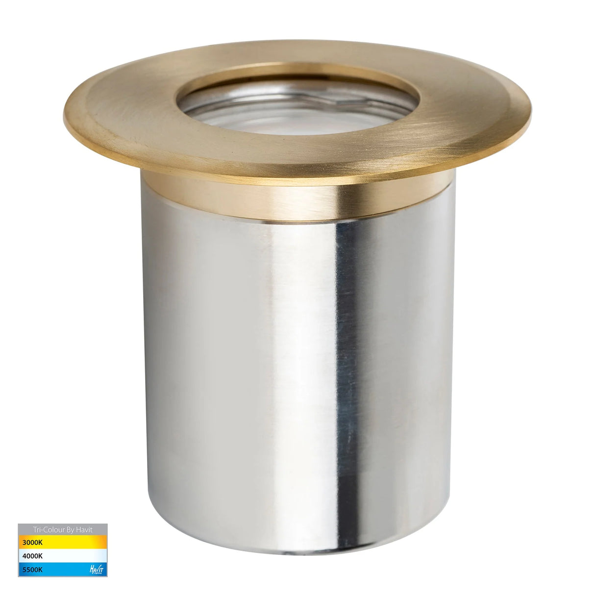Havit HV19022T-BR Ollo Brass TRI Colour LED Wall or Inground Light