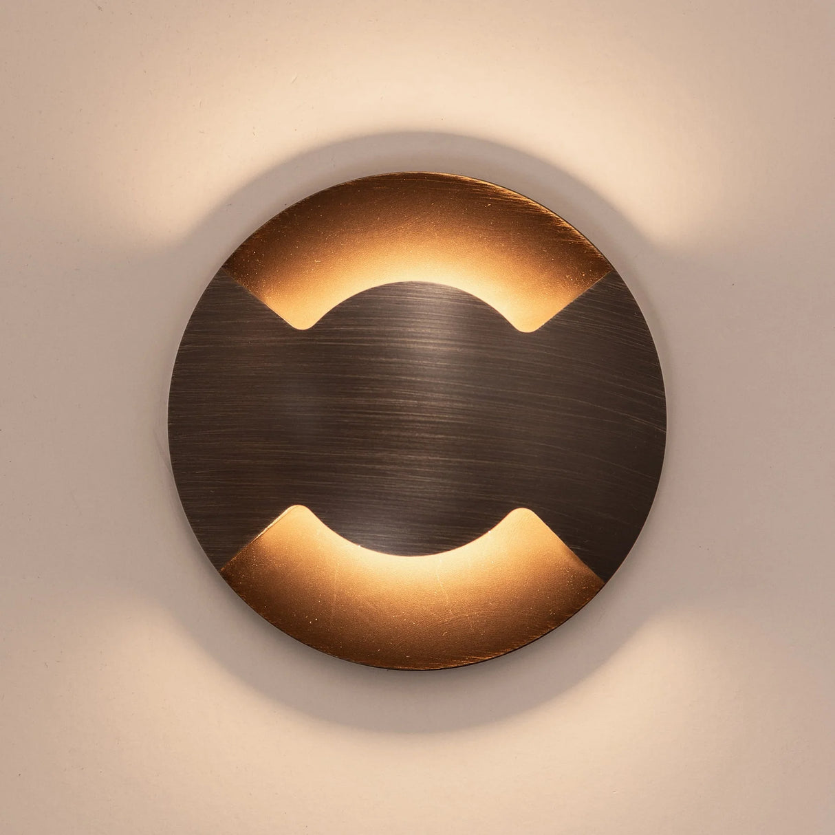 Havit HV19072T-AB Viale Antique Brass TRI Colour LED Double Driveway Light