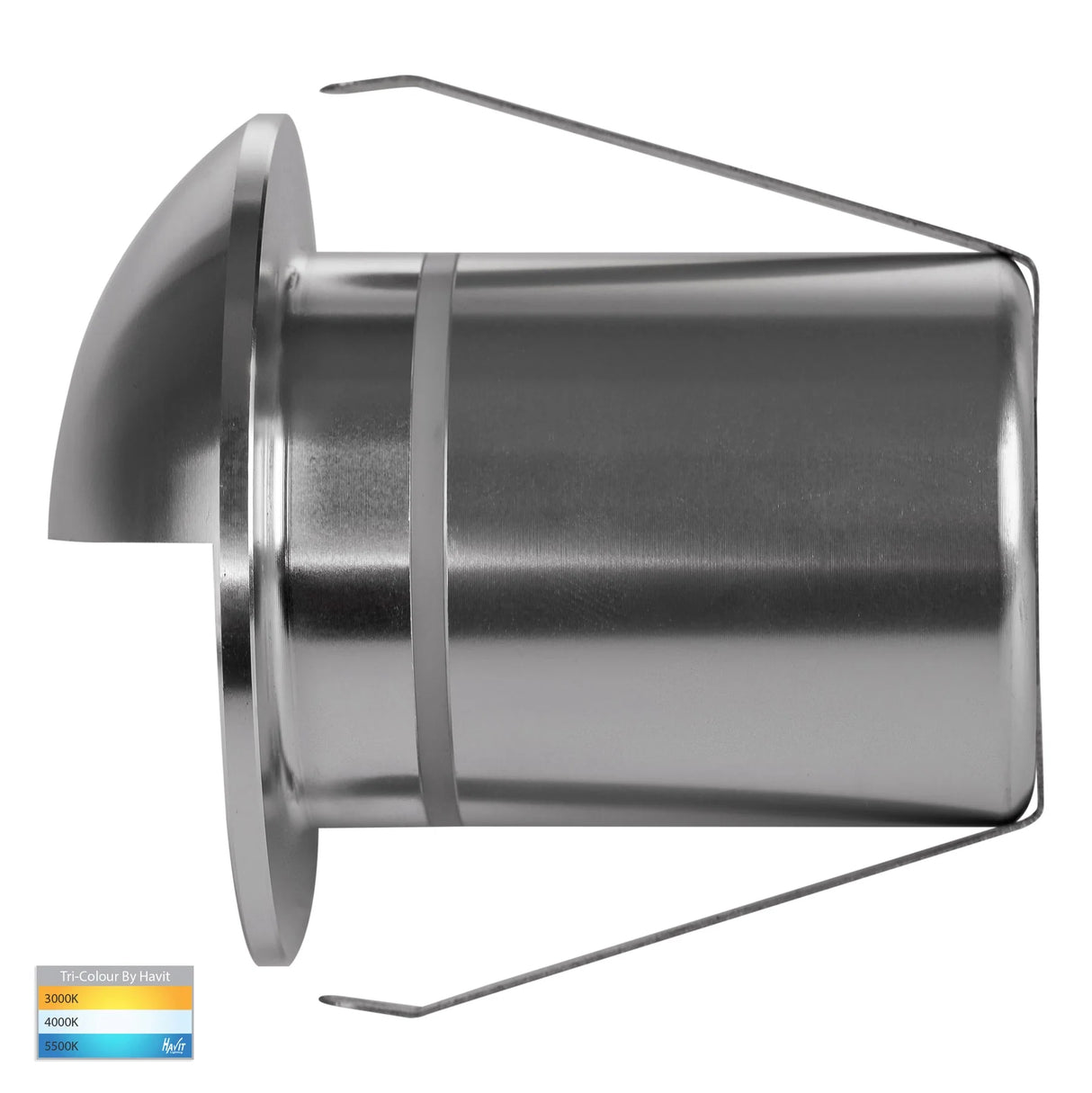 Havit HV2884T-SLV-12V Elite Silver Aluminium LED Wall or Step Light with Eyelid