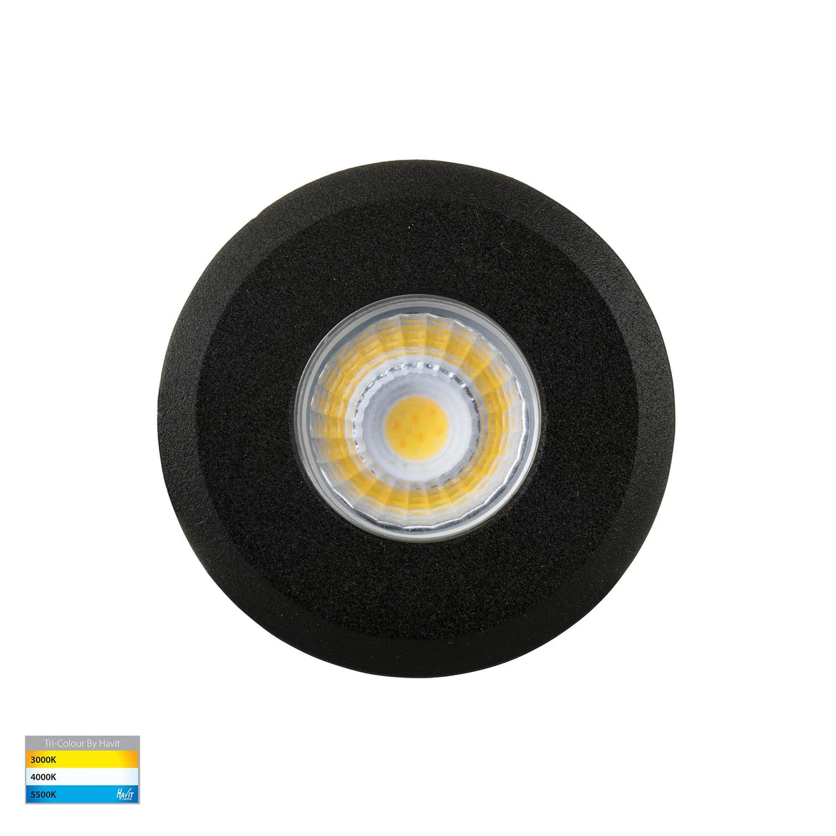 Havit HV2892T-BLK-12V Mini Ollo Black LED Step or Inground Light