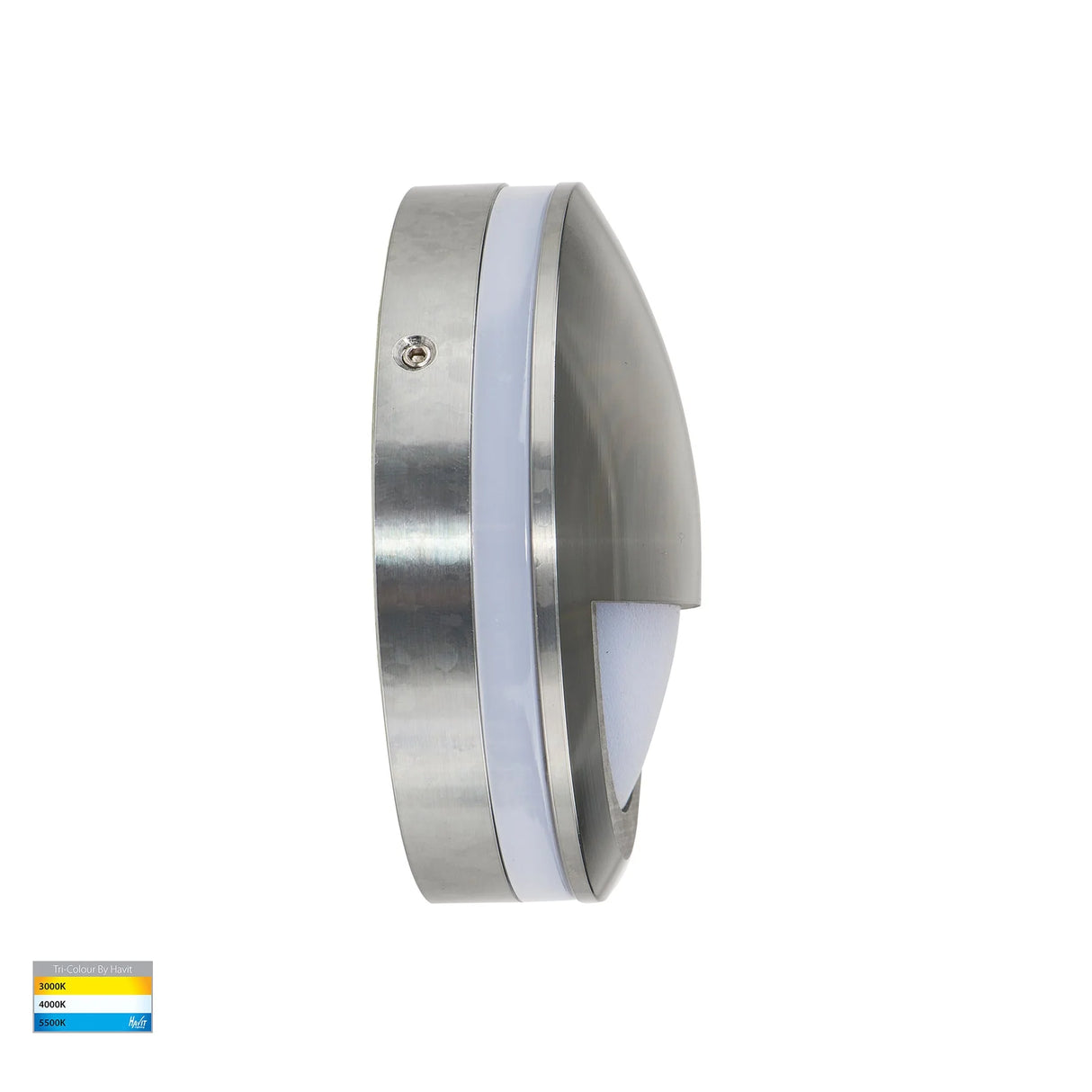 Havit HV2961T-TTM-12V | HV2961T-TTM-240V Nava Titanium Coloured Aluminum LED Step Light with Eyelid