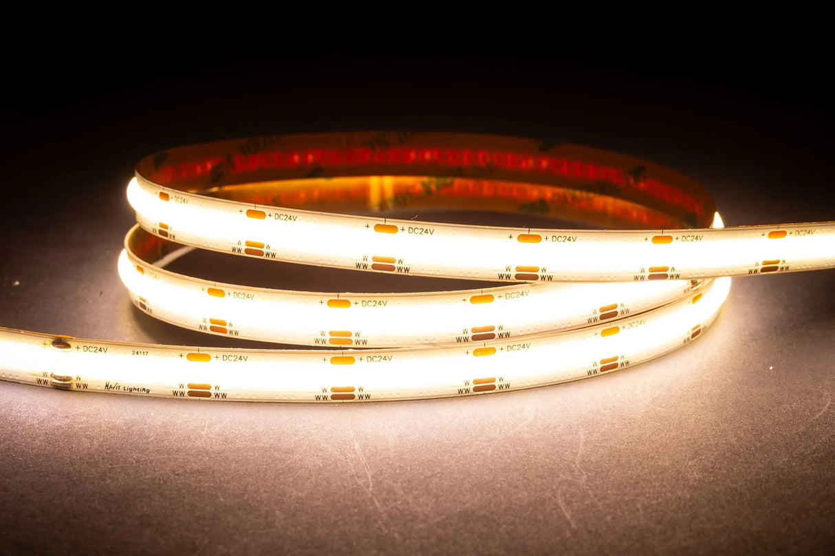 Havit HV9761-IP20-608-CT 14.4w IP20 24v DC CT COB Dotless LED Strip