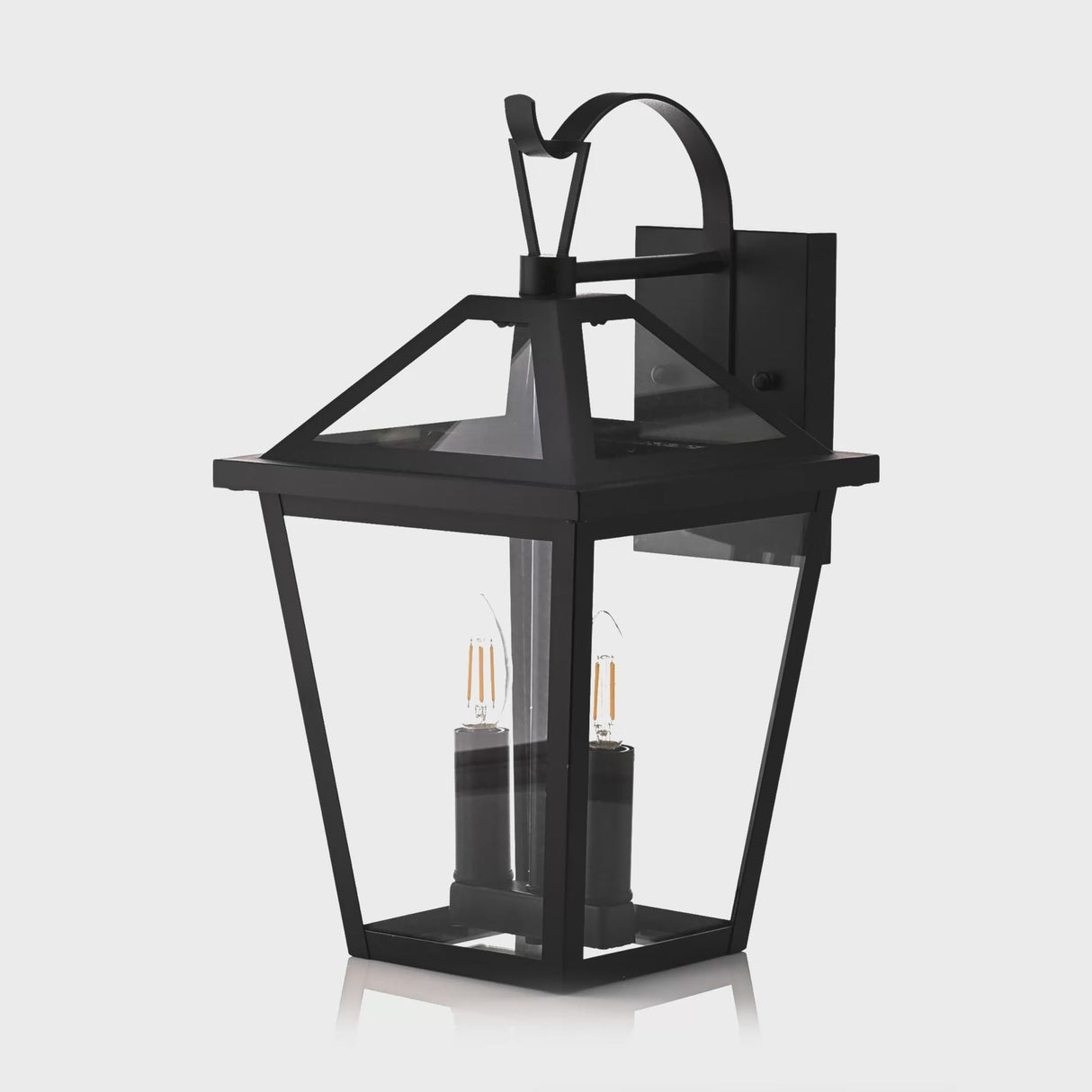Havit HV3538W-S-BLK Karter Galvanised Iron Black Wall Light
