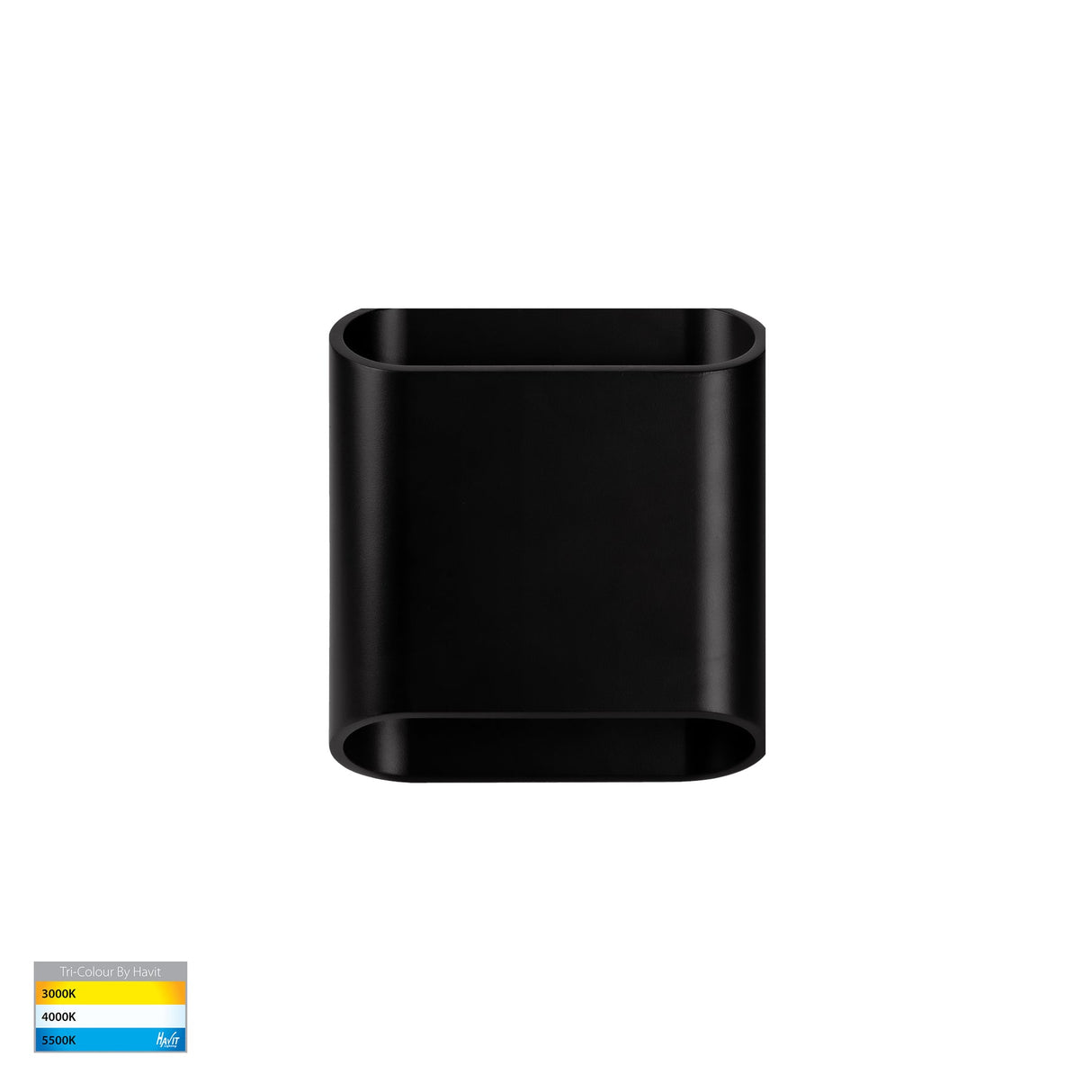 Havit HV3662T-BLK-240V Contec Aluminium Black Up & Down Wall Light