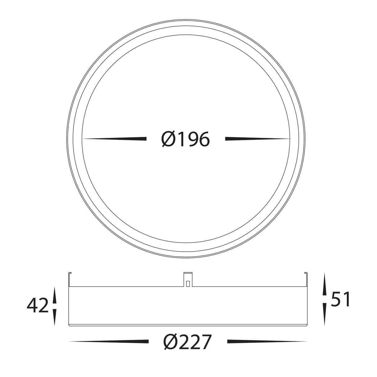 Havit HV5863-2-WHTGLD Auster White & Gold Trim to suit HV5863S-WHT