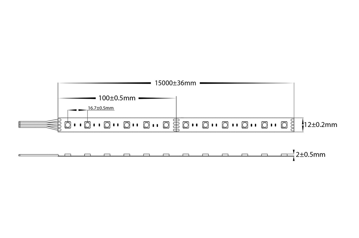 Havit HV9753-IP20-60-RGB 11w IP20 RGB Long Run LED Strip