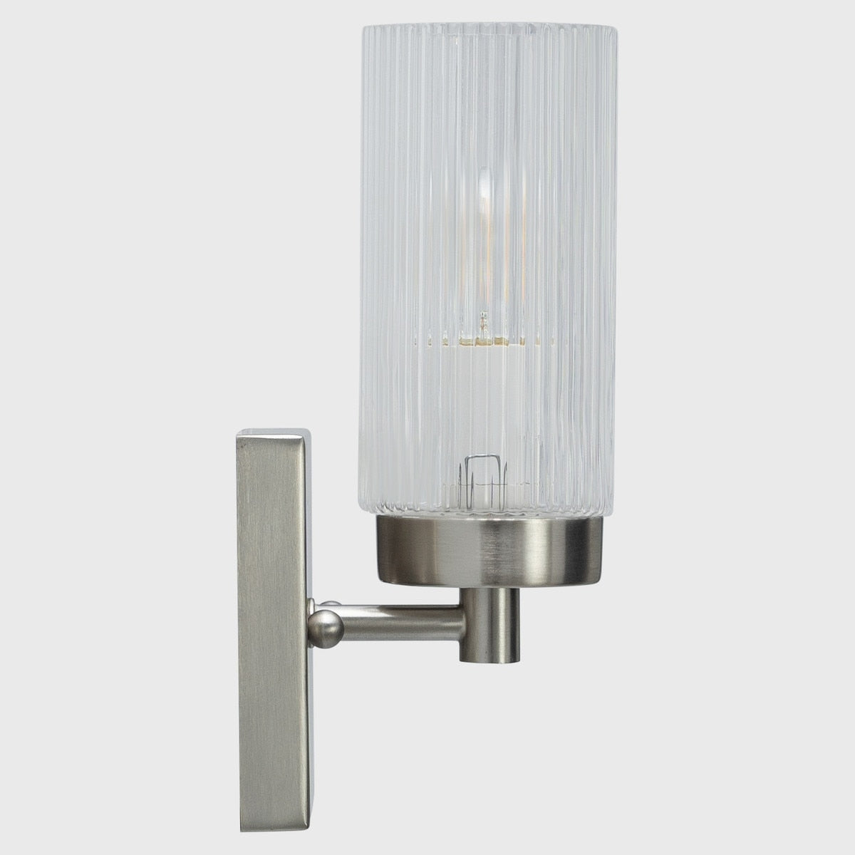 Lighting Insprirations Chester 1 Light Wall Bracket Brushed Nickel