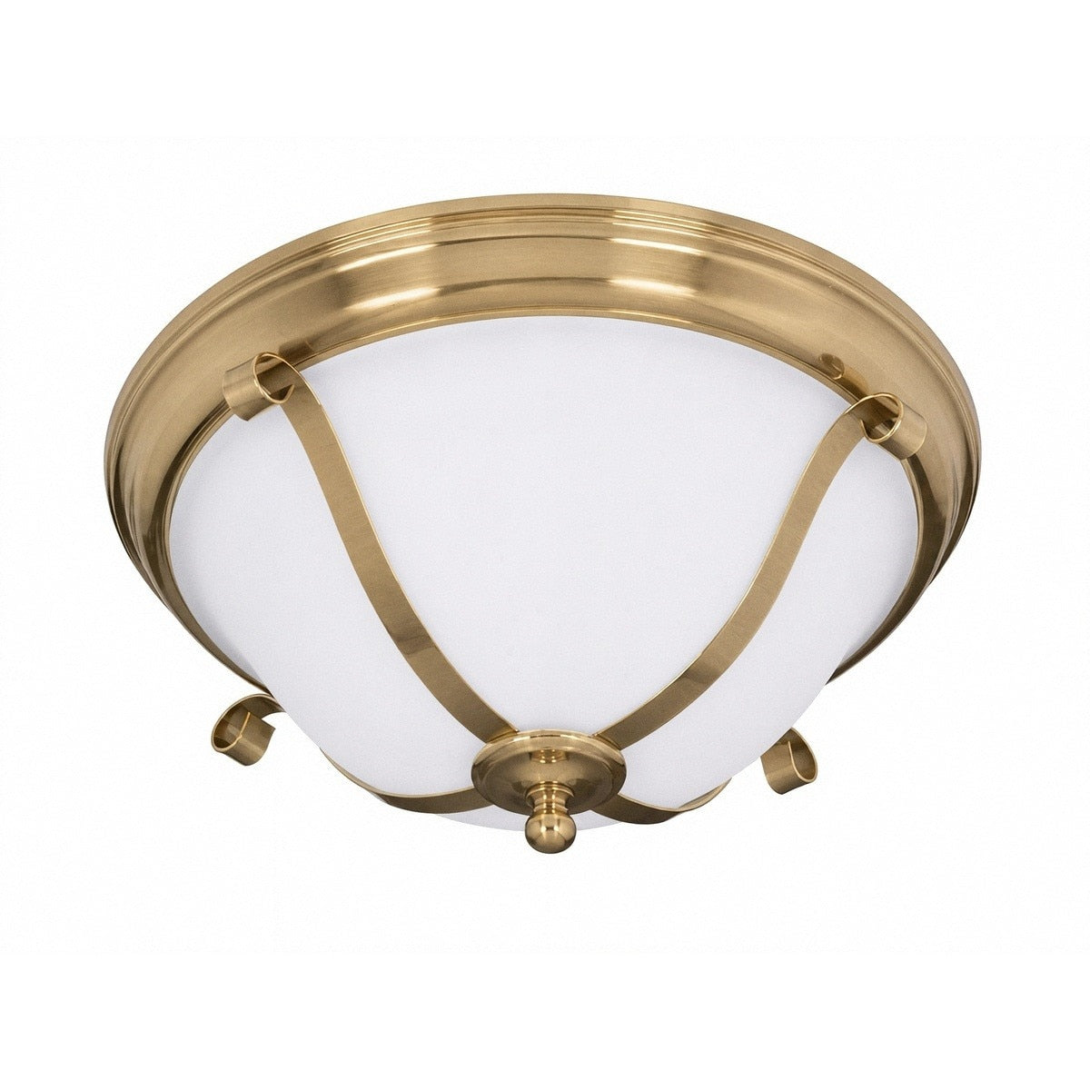 Lighting Insprirations Dallas 3 Light Oyster Satin Brass