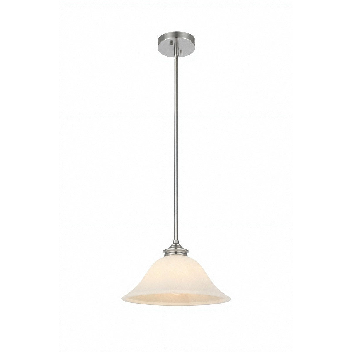 Lighting Insprirations Dallas Single 1 Light Pendant Brushed Nickel