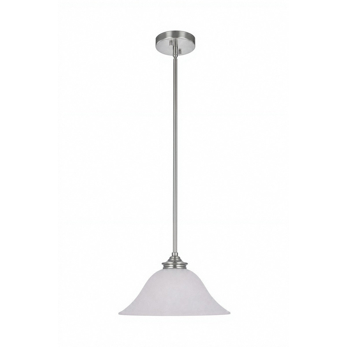 Lighting Insprirations Dallas Single 1 Light Pendant Brushed Nickel