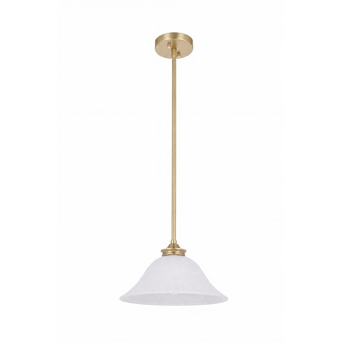 Lighting Insprirations Dallas Single 1 Light Pendant Satin Brass